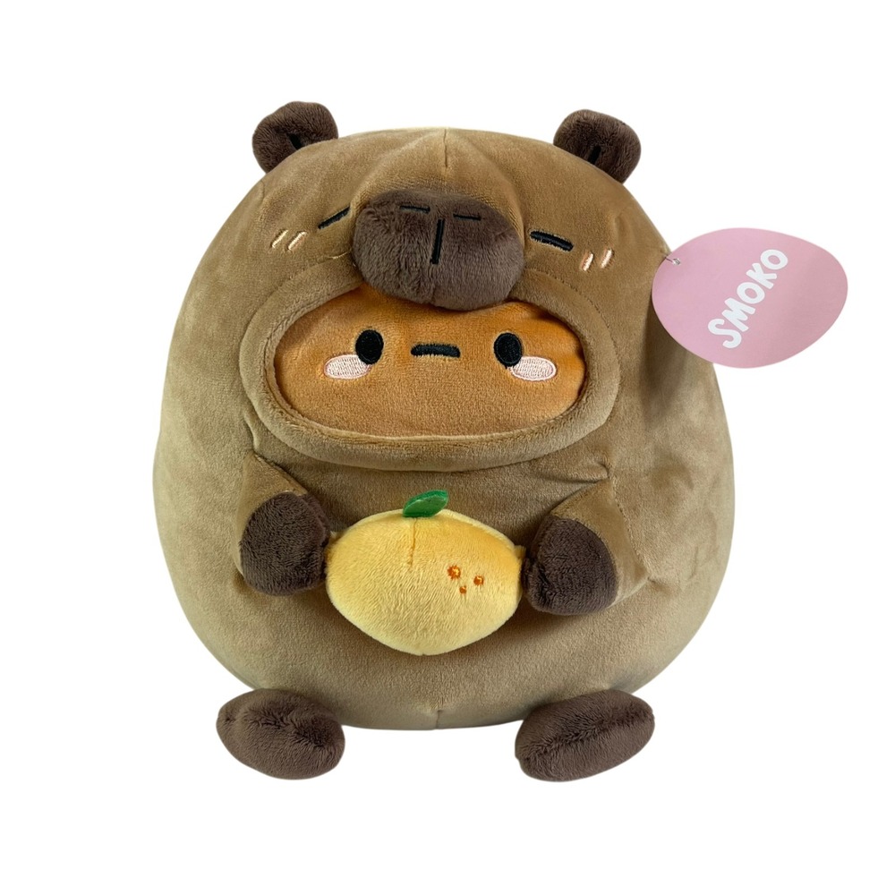 Smoko Tayto Potato Capybara Fruit Plush 10" Stuffed Toy Lovey
